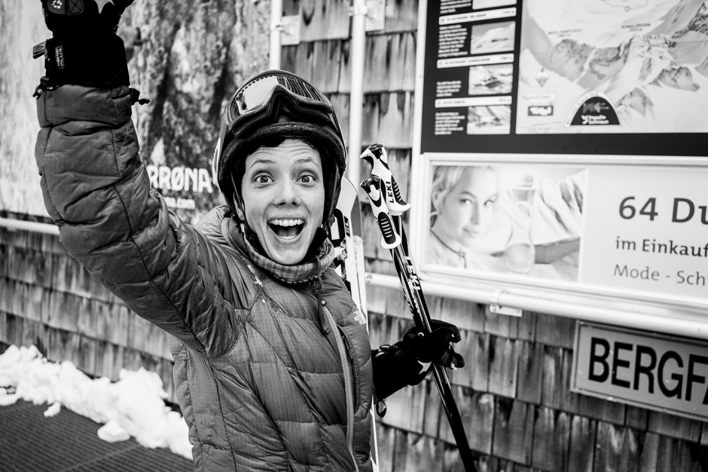Tuesday, March 17th, 2015 in Ischgl - Number 077 of 366mm Happy Nicole expecting the next ski run
