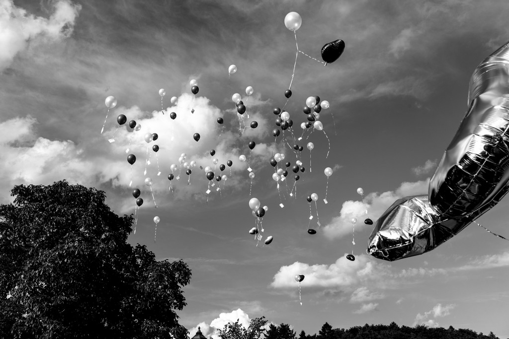 Saturday, June 13th, 2015 in Kelkheim - Number 165 of 366mm Balloons and watch them being moved by the wind at our wedding